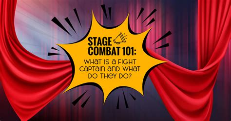 Stage Combat 101: Actions & Reactions