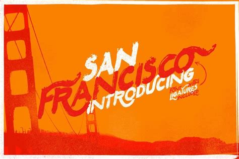 San Francisco Font | Retro, Hipster, Vintage