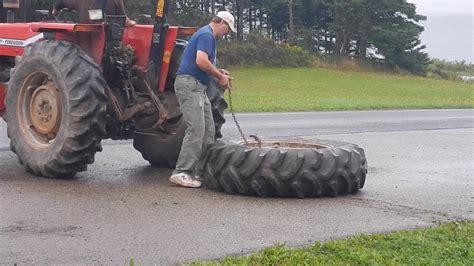 Mobile Farm Tractor Tire Repair Service