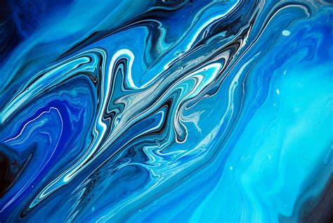 Acrylic Blue Liquid Painting - a photo on Flickriver