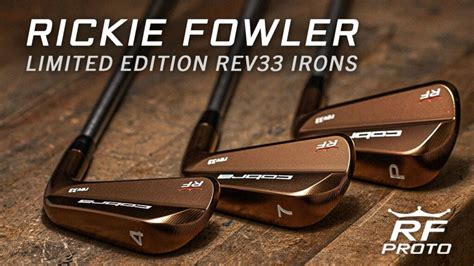 Cobra REV33 - Rickie Fowler Limited Edition Irons - FOGOLF