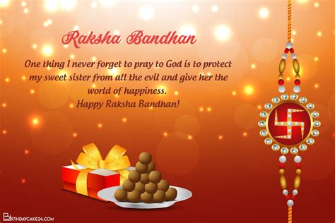 Happy Raksha Bandhan Card