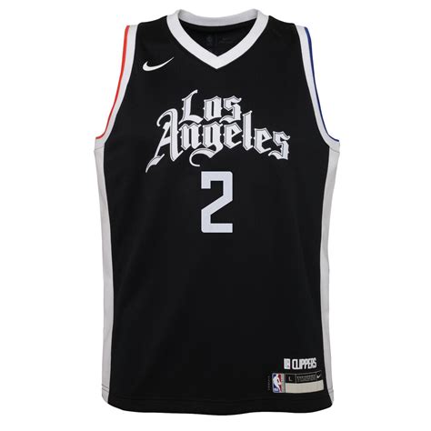 Nike Los Angeles Clippers Kawhi Leonard 2020/21 Kids City Edition ...