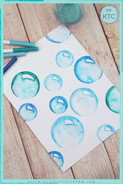 How to Draw Bubbles with Washable Markers in 2020 | Bubble drawing ...