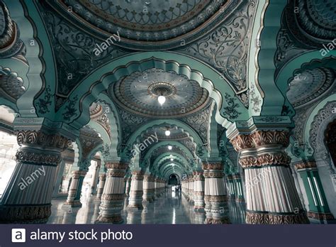 Mysore palace interior hi-res stock photography and images - Alamy