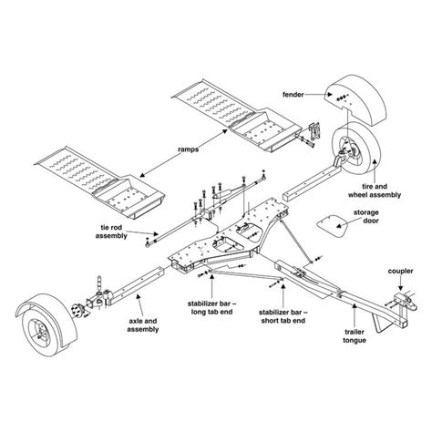 Master Tow Dolly Parts Diagram