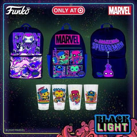 Funko Announces Marvel Black Light Series Exclusive to Target