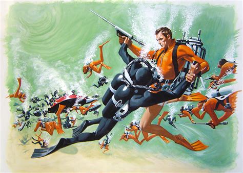 Illustrated 007 - The Art of James Bond: Thunderball Art Tribute