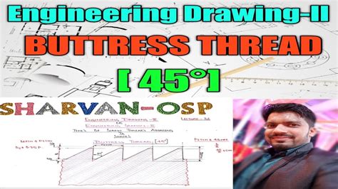 How To Draw Buttress Thread :-) Buttress Thread - YouTube