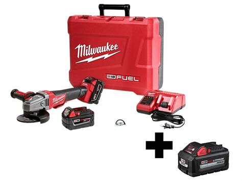 MILWAUKEE Cordless Angle Grinder Kit, 18V, 8500 RPM - 356XJ1|2783-22 48 ...