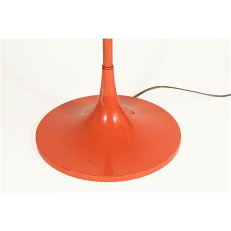 Laurel Mid-Century Orange Floor Lamp | Chairish