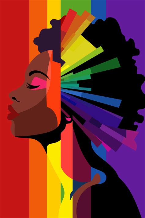 LGBT Rainbow Flat Art Illustration Poster 28797580 Vector Art at Vecteezy