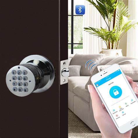 "Simply" TTLock Smart Door Lock Bluetooth App with Digital Code & Keypad Keyless Entry Knob for ...