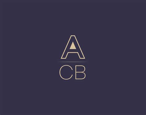 ACB letter logo design modern minimalist vector images 19585067 Vector Art at Vecteezy