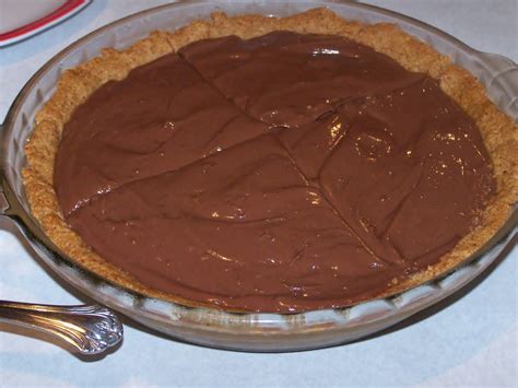 Homemade Gluten Free "Instant" Chocolate Pudding Pie, low glycemic, so ...