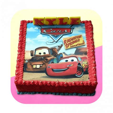 Lightning Mcqueen Cake | bakehoney.com