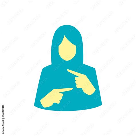 sign language interpreter logo. vector illustration Stock Vector ...