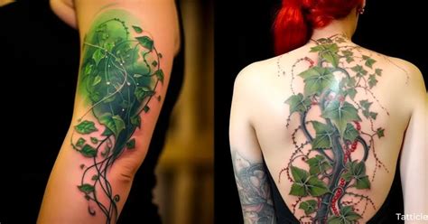 Poison Ivy Tattoo Meaning and Symbolism - Tatticle