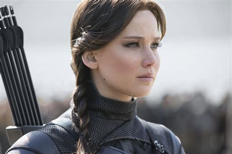 front view, brown hair, katniss, leisure activity, The Hunger Games: Mockingjay - Part 2, The ...