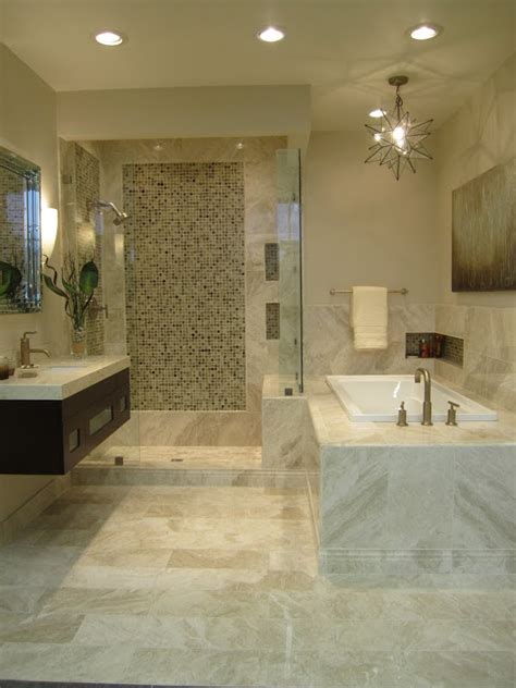 The Tile Shop: Design by Kirsty: New Queen Beige Marble Bathroom
