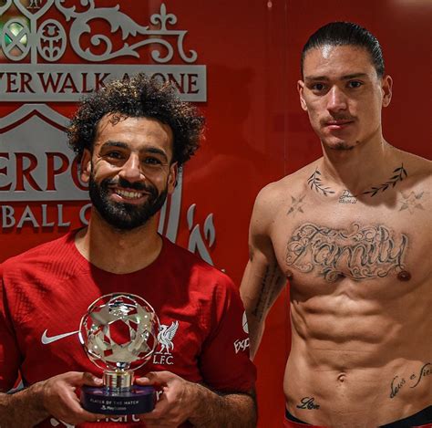 (Photos) Mohamed Salah pose with Man Of match award along side ...