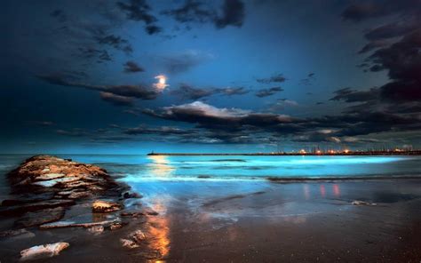 Beautiful Night Beach Wallpapers - Top Free Beautiful Night Beach Backgrounds - WallpaperAccess