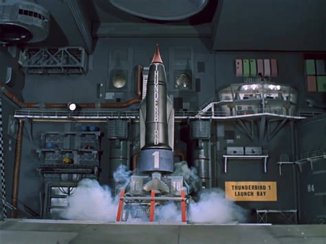 Thunderbirds - Thunderbird 1 launch | Everybody out of the pool ...