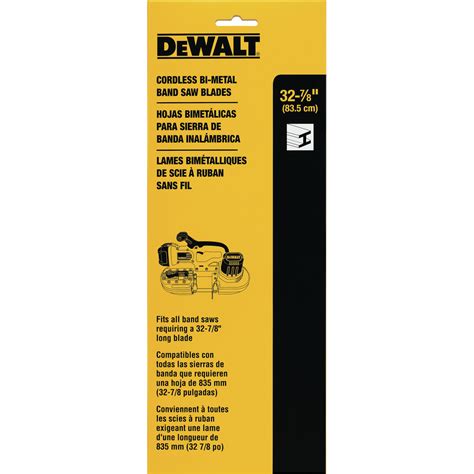DeWalt DW3983C 18 TPI Portable Band Saw Blade (3 Pc)