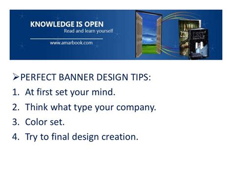 Banner design tips