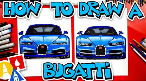 How To Draw A Bugatti Chiron - Draw easy