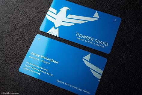 Awesome quick bold free business card template – Thunder Guard