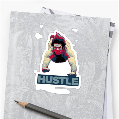 "Charlie Hustle" Sticker by TheLawdog | Redbubble