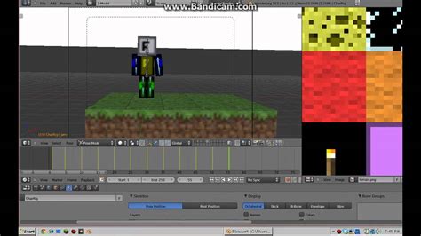 How to Make a Minecraft Animation in Blender HD - YouTube