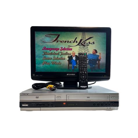 Sony DVD VCR Combo Player Vhs Remote & Cables SLV-D360P - Etsy