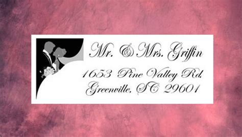 11+ Wedding Address Labels - PSD