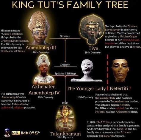 King Tut's Family Tree | History, African history truths, King tut