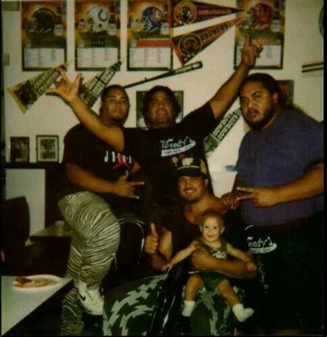 Cool picture of brothers Lloyd Anoa'i and Samu Anoa'i, with Sam's son ...