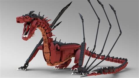 Smaug | Lego dragon, Lego projects, Lego creations