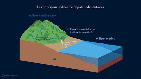 La sédimentation et les roches sédimentaires : cours de 2nde SVT