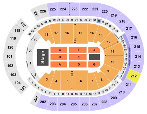 T - Mobile Arena Seating Chart + Section, Row & Seat Number Info