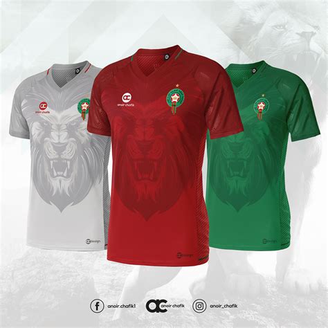 Morocco National Football Jersey I AC Design on Behance