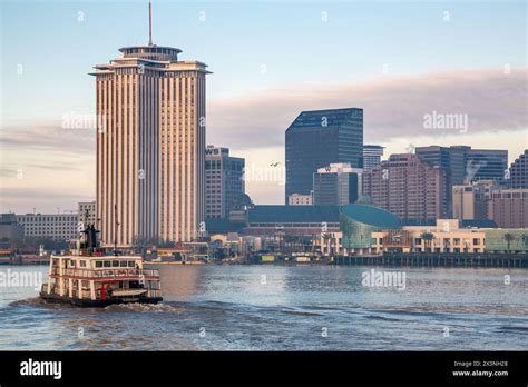 New Orleans, Louisiana. Ferry Connecting New Orleans and Algiers ...