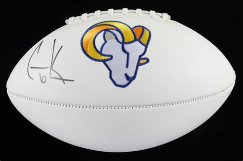 Cooper Kupp Signed Rams Logo Football (Fanatics) | Pristine Auction