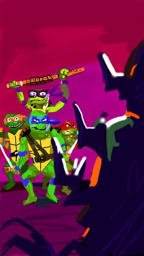 Mutant Mayhem Turtles vs. Shredder by JasoFramptonYT on DeviantArt