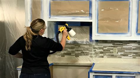 Painting Cabinet Doors With Airless Sprayer | www.cintronbeveragegroup.com