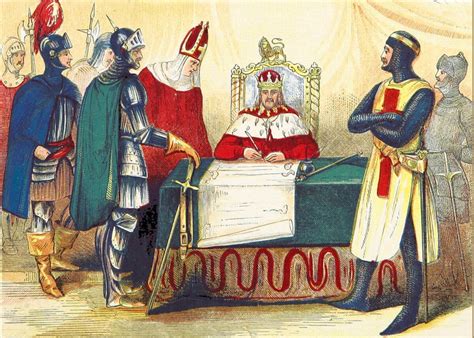 King John Signing Magna Carta, 1215 Greeting Card for Sale by British ...