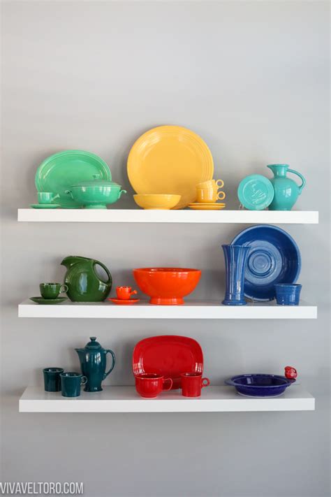 Display Fiestaware - How to Decorate With Fiesta Dinnerware - Viva Veltoro