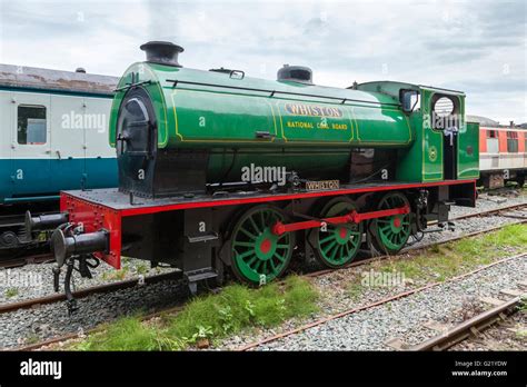 Hunslet 0-6-0 saddle tank Austerity class steam locomotive at Stock ...