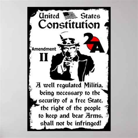 2nd Amendment Poster | Zazzle.com