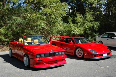 the 325iS: Ferrari Red BMW E30 M3 convertible, S52 swap, HOT